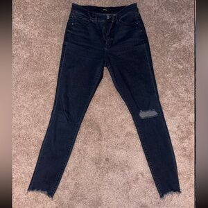 Express skinny high rise jeans size 10 Long.